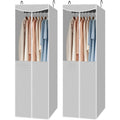 2 Pack Gray Garment Bags