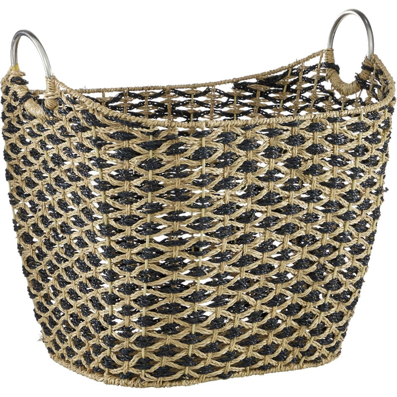 79 Brown Seagrass Storage Basket