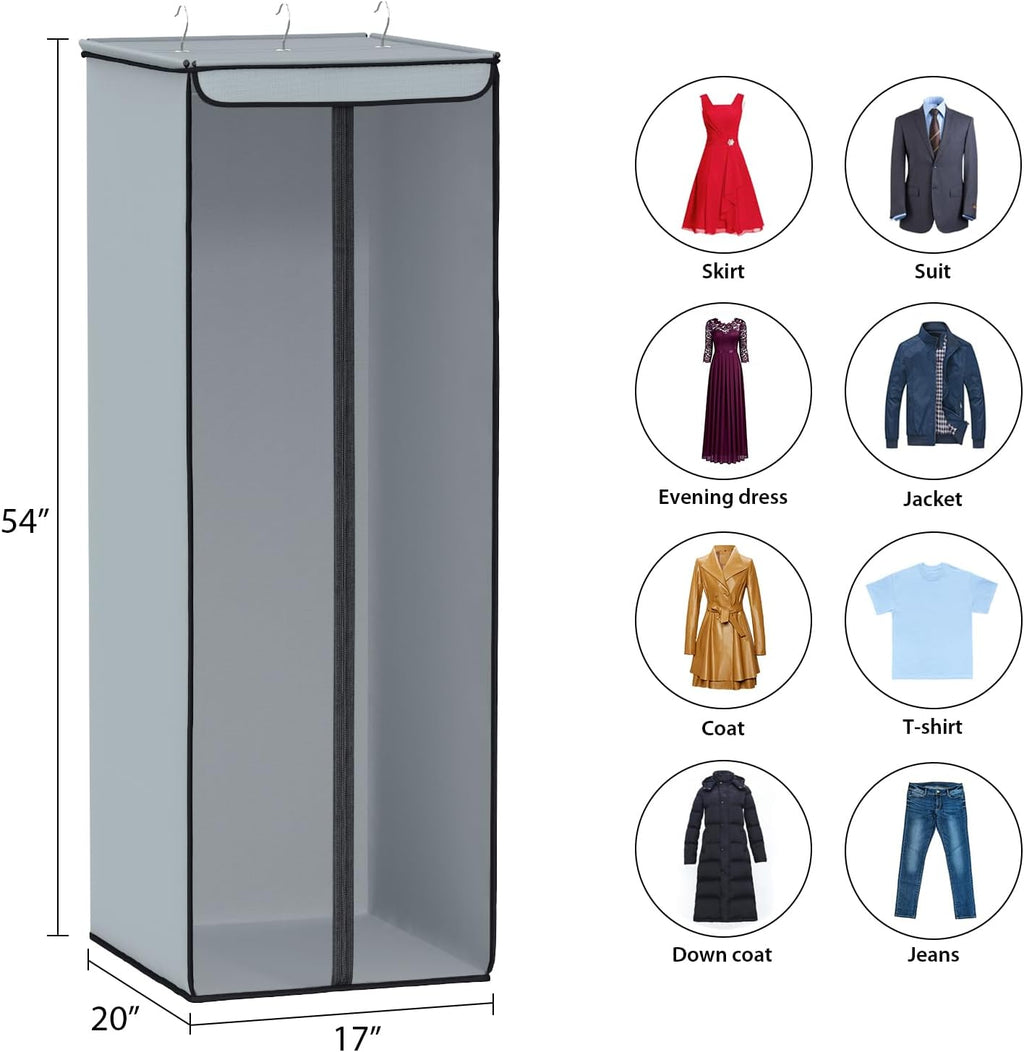 2 PCS Grey 54in Garment Bags