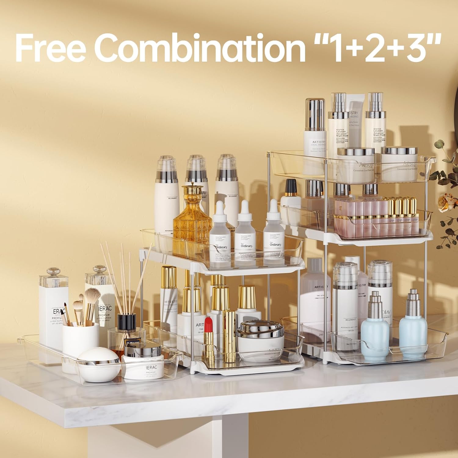 2 Sets 3-Tier Under Sink Organizers