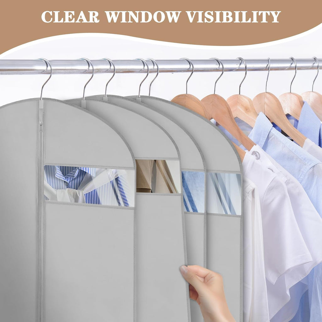 20 Pack Gray 40-inch Garment Bags