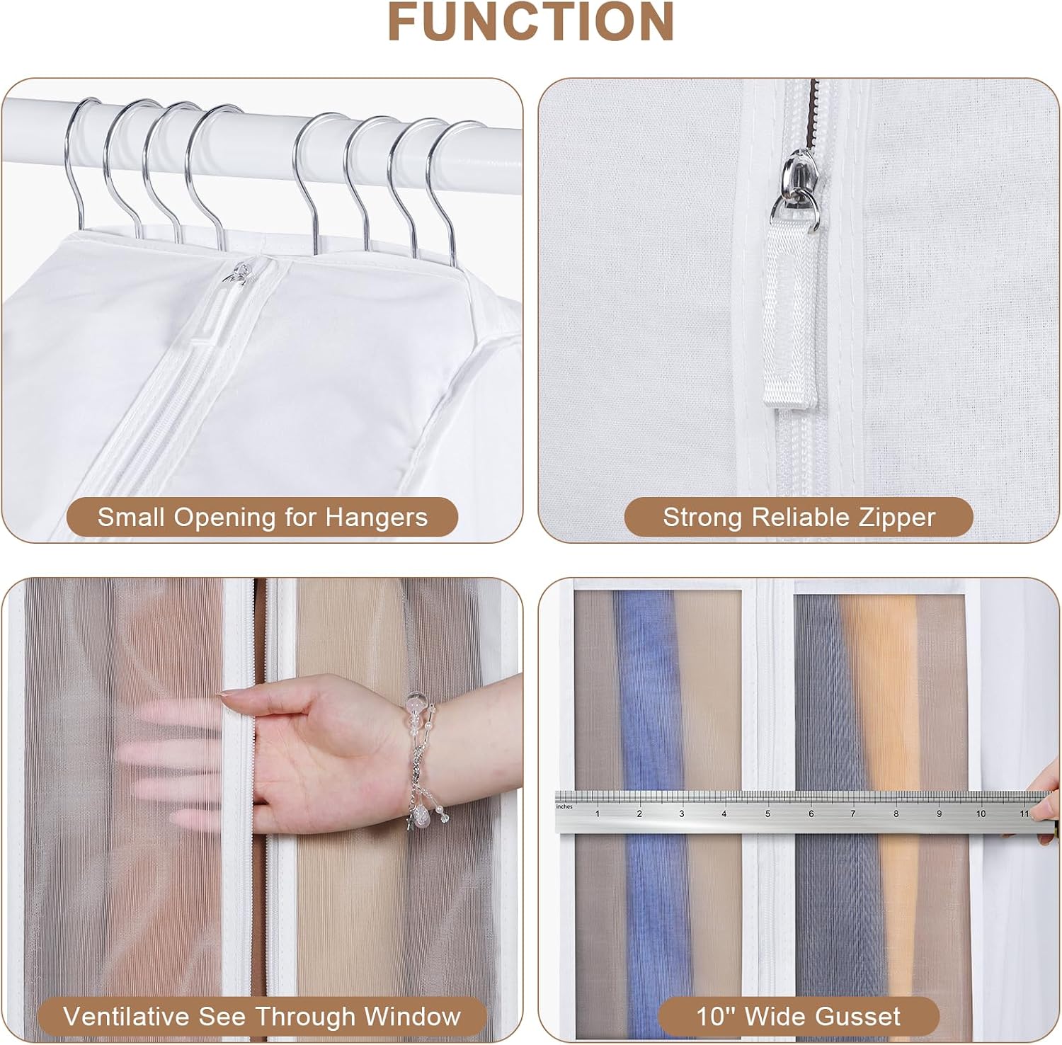 43 Inch Premium Cotton Garment Bag