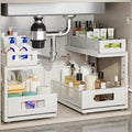 2 Pack 2-Tier Under Sink Organizer