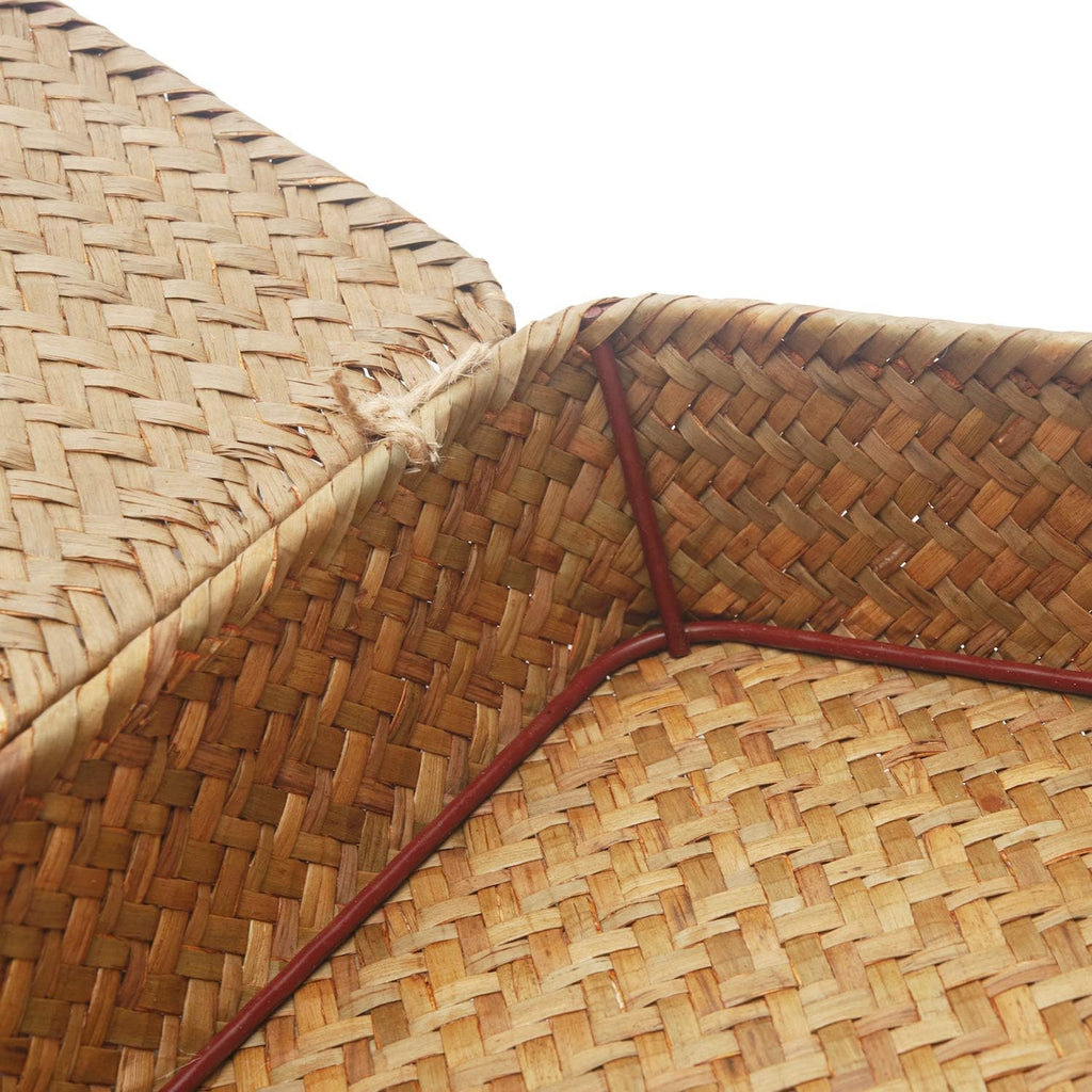 Set of 2 Seagrass Basket Box With Lid