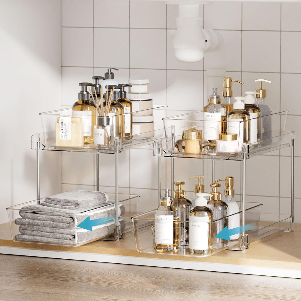 2 Pack Under Sink Organizer