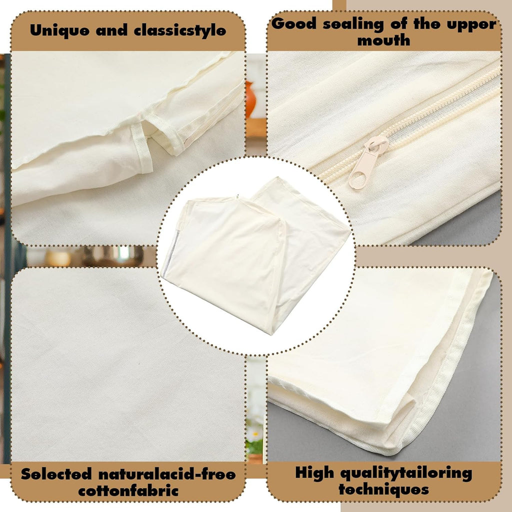 3 Pcs Cotton Garment Bags