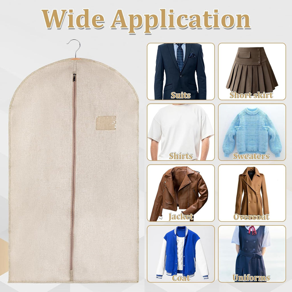 5 Packs 40" Cotton Garment Bags