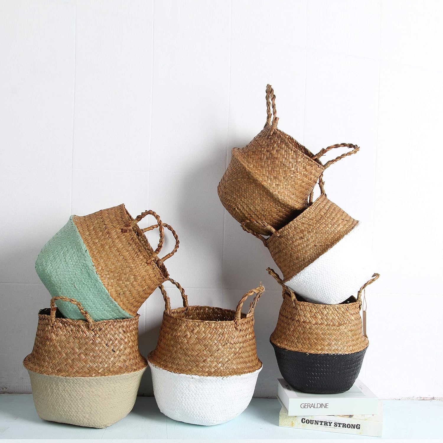 Black Seagrass Belly Basket