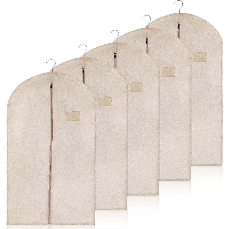 5 Packs 40" Cotton Garment Bags