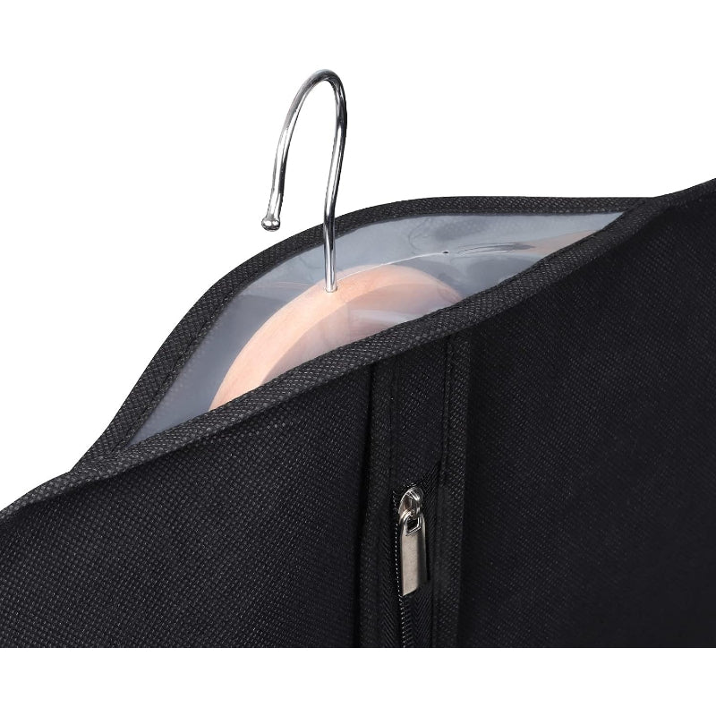 6 Pack Black 60in Garment Bags