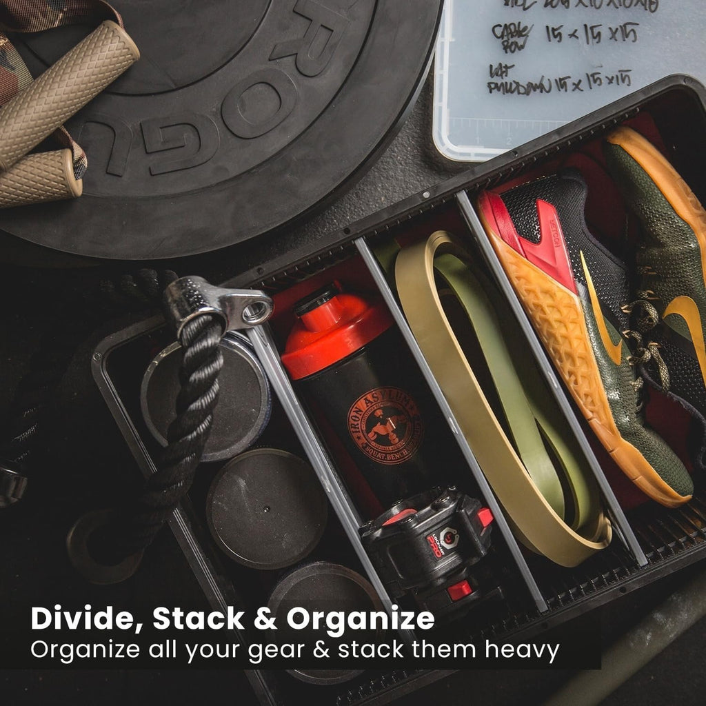 4-Pack Quarter Clear Stackable Storage Bins