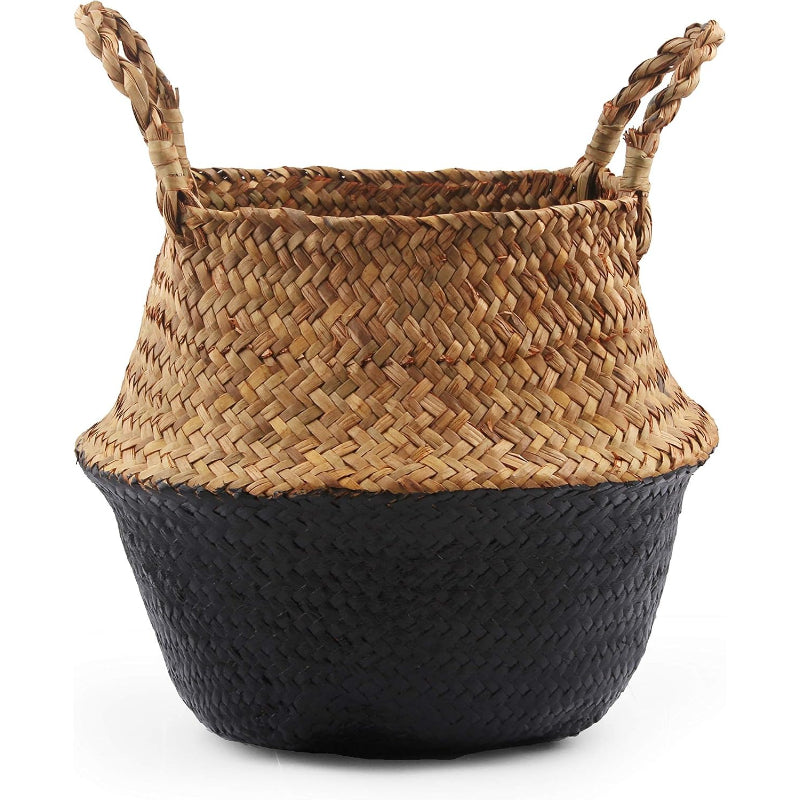 Black Seagrass Belly Basket