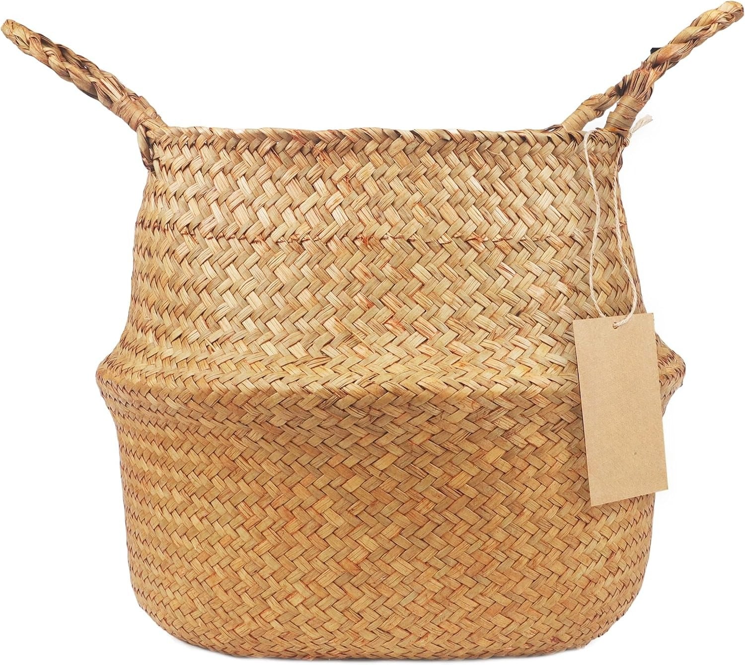 Large Seagrass Woven Plant Basket