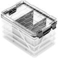 Full Size Clear Stackable Storage Bin